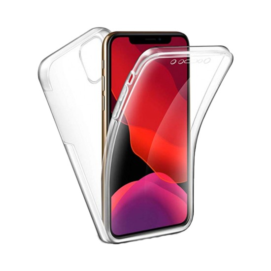 Capa de Silicone 360º para Apple iPhone 11 Pro Transparente